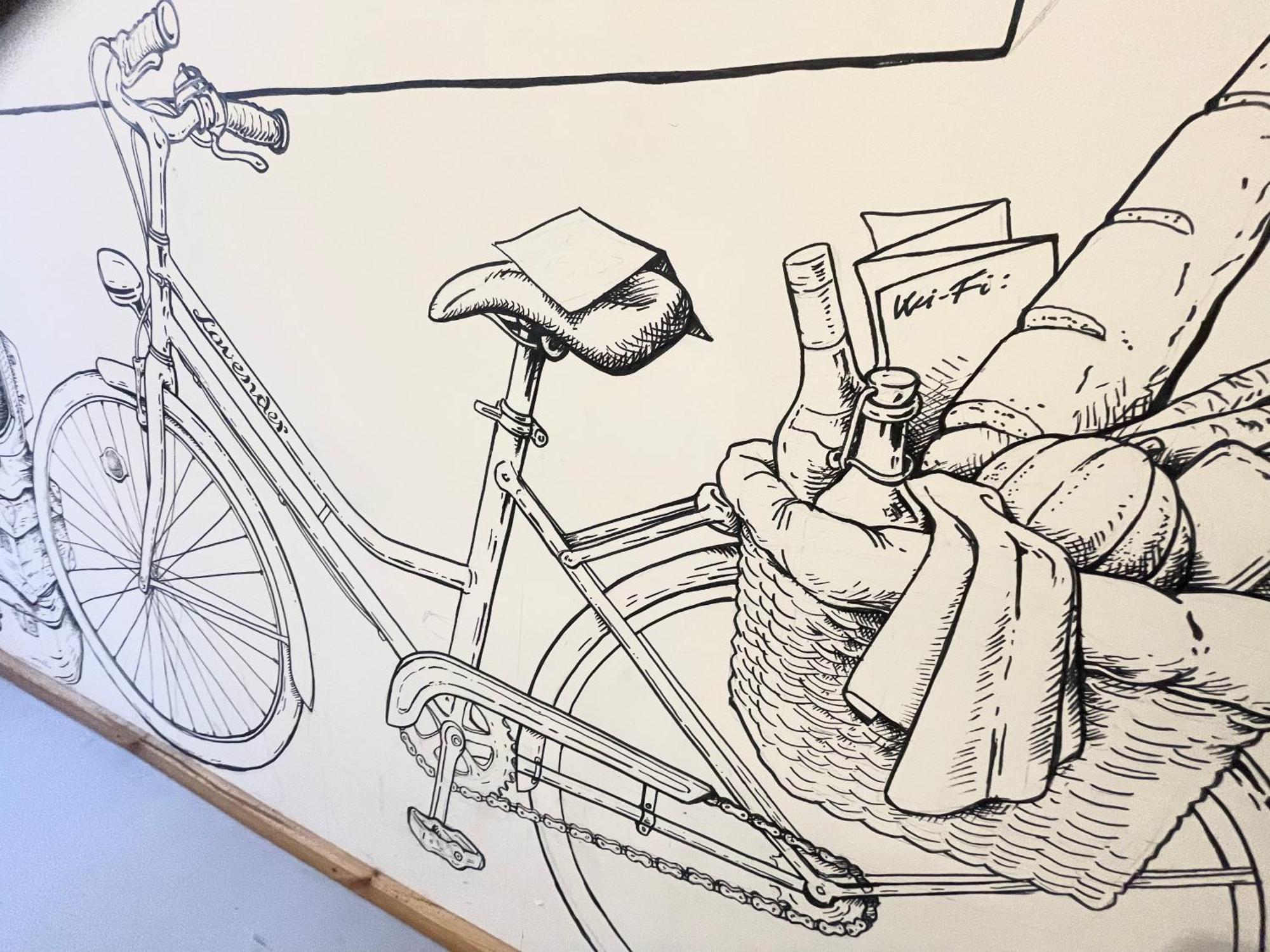 Apartamento Lavender Circus Hand Drawn Budapest