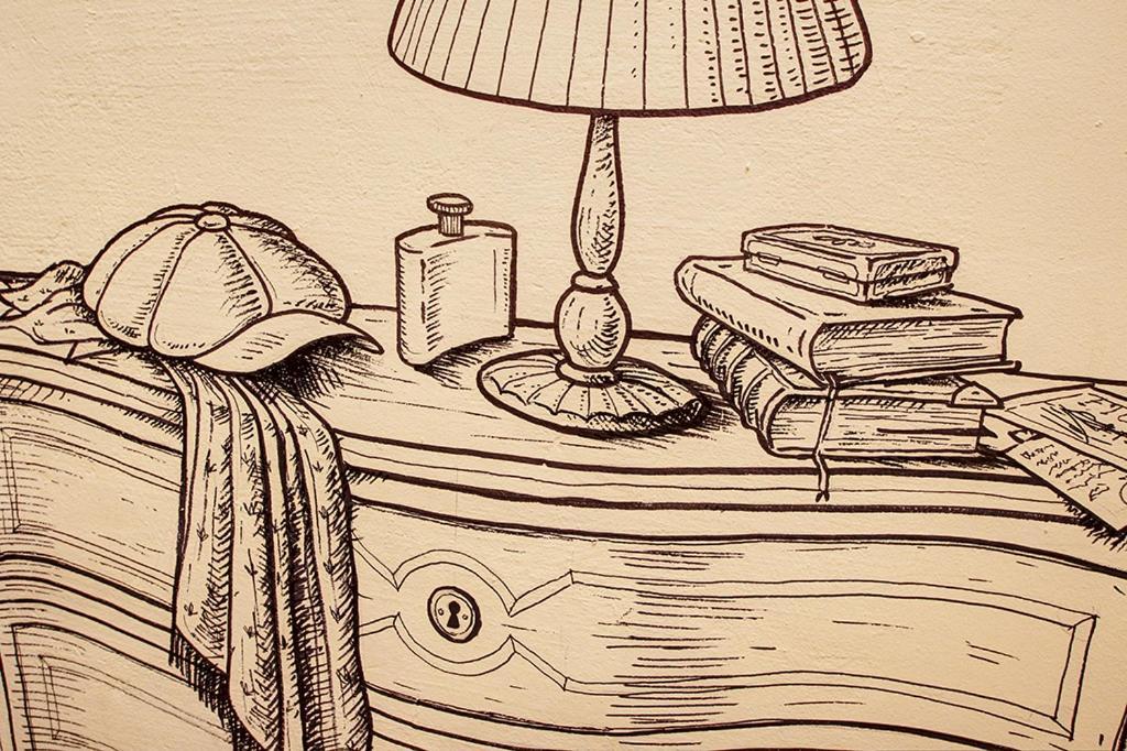 Apartamento Lavender Circus Hand Drawn Budapest