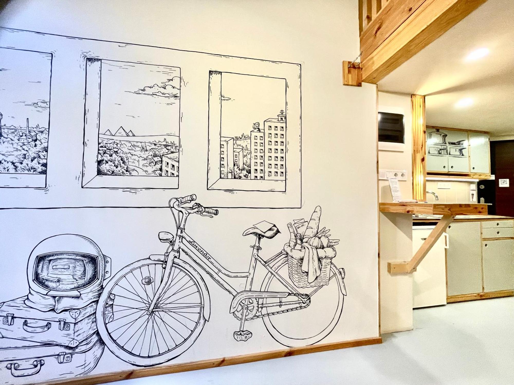 Lavender Circus Hand Drawn Apartments *